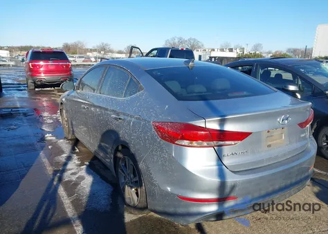 2017 Hyundai Elantra Limited z USA, uszkodzony, nr VIN 5NPD84LF1HH059686